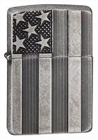 Zippo Classic US Flag Deep Carve Lighter 28974