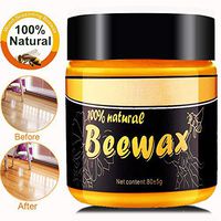 YoWin Wood Seasoning Beeswax, Multipurpose Natural Wood Cleaner and Polish Polish for Furniture, Floor, Tables, Chairs, Cabinets… (1 Pack)