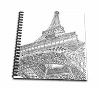 3dRose db_123385_2 Eiffel Tower Paris France Memory Book, 12 by 12-Inch
