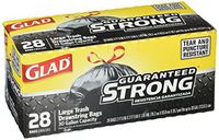 Clorox Company, The Glad Large Drawstring Trash Bags, 28-Ct.
