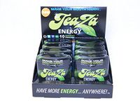 TeaZa Energy Smokeless Tobacco Alternative (8 Pack Peppermint - Flip Tops) Helps You Quit Chewing Tobacco Snuff - Nicotine Free Herbal Energy Dip - Flavored Tobacco Free Chew