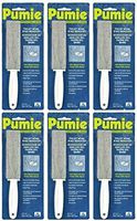 Pumie Toilet Bowl Ring Remover, TBR6, Pumice Stone with Handle, Removes Unsightly Toilet Rings and Stains from Toilets; Sinks; Tubs; Showers, Safe for Porcelain, Pack of 6