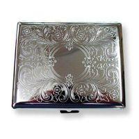 Etched Case for Regular Size and 100's Cigarette, 100 MM (100MM Diamond)