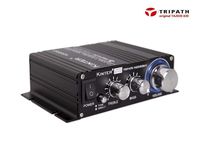 Kinter K2020A+ Limited Edition Original Tripath TA2020-020 Class-T Hi-Fi Audio Mini Amplifier with 12V 5A Power Supply Black