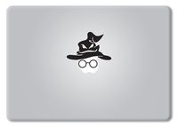 HP Sorting hat with Glasses Die-Cut Vinyl Decal Sticker for MacBook Laptop (15" Mac Touch bar)