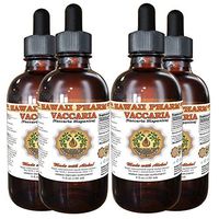 Vaccaria, Wang Bu Liu Xing (Vaccaria Hispanica) Tincture, Dried Seed Liquid Extract, Vaccaria, Herbal Supplement 4x4 oz