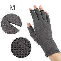 Posture Corrector Finger Brace Support Particles Compression Therapy Gloves Arthritis Pain Relief,as Shown M