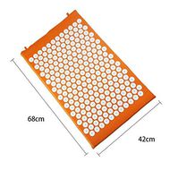 Acupressure mat Yoga Massage Fitness mat Finger Pressure pad at Home Back Pain Relief Pain Lying on The mat Multi-Color Optional (Color : D)