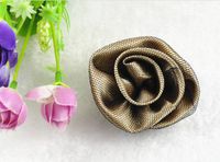 10pcs The Black Color Dingbu Jia Network Roses Appliques Sewing Craft Lots (Coffee)