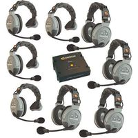 Eartec COMSTAR XT Full Duplex Wireless Intercom System with All-in-One Headsets (8 Person)