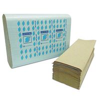 GEN MF4001K Multi-Fold Paper Towels, Kraft, 1-Ply, 334 Sheets per Pack (Case of 12 Packs)