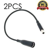 RAINSUNG for Dell Tip Converter Adapter Cable Cord 7.4mm to 4.5mm 11.8 inch for Power Supply D5G6M DC Cord Tip Dell M3800 XPS 12 13 15 5930 18 1810 1820 (2PACK)