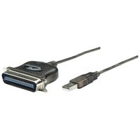 1 - USB Parallel Converter, Converts USB signals for use with IEEE 1284 devices-supports data transfer speeds up to 12Mbps, Ideal for connecting a computer USB port to parallel printer, 317474