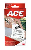 ACE Instant Cold Compress Twin Pack, Ideal for Sprains, Strains, Bumps, and Bruises
