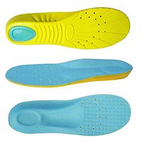 VoMii PU Memory Foam Insoles Plantar Fasciitis Arch Support Insoles for Women Men and Kids, Comfortable Breathable Sports Shoe Inserts, Shock Absorption and Relieve Foot Pain, M(Men 6-9/ Women 7-11)
