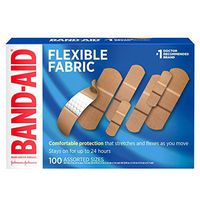 BAND-AID Flexible Fabric Adhesive Bandages Assorted 100 ea