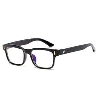 Blue Light Blocking Glasses for Computer Use Anti Eye Eyestrain UV Filter Prevent Fatigue Electronic Devices Cellphone Screen Eye Protection Glasses (Black)