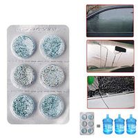 6pcs Auto Car Windshield Glass Washer Window Cleaner Safe Compact Effervescent Tablets Detergent Fine Concentrated Solid New