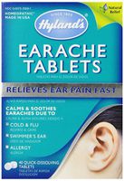 Swimmers Ear Relief Tablets by Hyland's, Fast Natural Homeopathic Pain Relief of Cold & Flu Earaches, Swimmers Ear, and Allergies, 40 Count