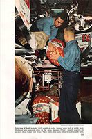 Print Ad 1960 Forty tons of food including 1820 pounds of coffee