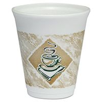 DCC8X8G - Dart 8X8G Cafeacute; G Design 8 Ounce Foam Cups