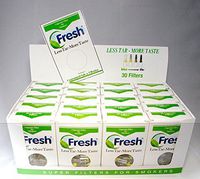 New FRESH 8 Hole Draw Cigarette Filters - 20 Packs = 600 Filters. Take The NIC Out!