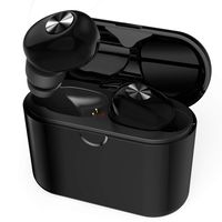 True Wireless Earbuds, Bluetooth 5.0 Headphones TWS Earbuds Mini in-Ear Sport Earphones for Running 3D Stereo Sound Noise Canceling Earbuds with Built-in Mic and Charging Case for iPhone Android
