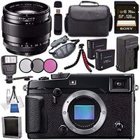 Fujifilm X-Pro2 Mirrorless Digital Camera (Body Only) 16488618 + Fujifilm XF 23mm f/1.4 R Lens 16405575 + NP-W126 Lithium Ion Battery + Charger + Sony 128GB SDXC Card + Case + Tripod + Flash Bundle