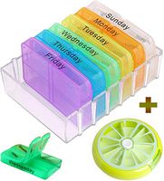 14 Day Pill Box Organizer am pm,7 Day with 28 Compartments and 7 Day with 7 Compartments