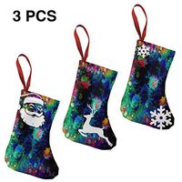 Christmas Stockings Decoration Psychedelic Graffiti Fabulous for Funny Xmas Party