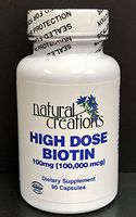 High Dose Biotin 100mg (100,000mcg)