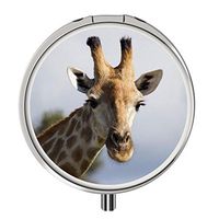 Pill Cases Metal,Custom Round Medecine Case Medecine Bottle Mini Travel Pill Vitamin Decorative Box Case Holder