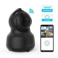 CACAGOO Baby Monitor, 2.4Ghz WiFi Wireless Security Camera Dome Camera 1080P IP Camera Pet Camera with Motion Detection Two-Way Audio IR Night Vision Cloud Storage
