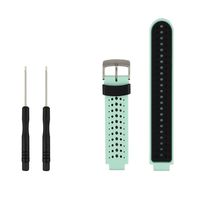 Tkasing Replacement Silicone Smart Wrist Watch Accessory Band Strap for Garmin Forerunner 220/230/235/620/630, (1B)