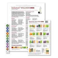 Rollerball Make & Take Essential Oils Blends Set, DIY Labels and Recipes, Wellness
