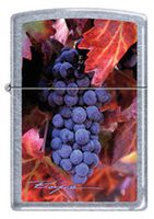 Napa Valley Vines and Wine Chrome Zippo Lighter - Artist William Boyce
