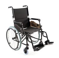 Karman LT-990 18" Ultralight Wheelchair, Just 24 lbs. and Includes Quick Release Rear Wheels (18" w/ELR -Elevating Footrests)