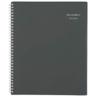AT-A-GLANCE 2019-2020 Academic Year Weekly & Monthly Planner, Large, 8-1/2" x 11", Charcoal (AYC54545)