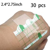 Disposable Transparent Stretch Adhesive Bandage Waterproof Bandage Transparent Film Dressing Second Skin Healing Protective Clear Adhesive 30PCS