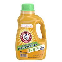 Arm & Hammer 33200-00103 Liquid Laundry Detergent, HE Compatible, Perfume and Dye Free, 50 fl. oz. (Pack of 8)