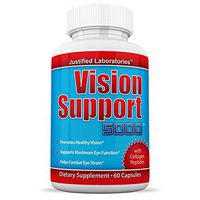Vision Support 5000 Lutein Eye Supplement for Dry Eyes and Healthy Vision 60 Capsule Per Bottle