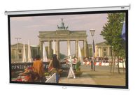Model B High Contrast Matte White Manual Projection Screen Viewing Area: 57.5" H x 92" W