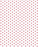 Little Red Valentine Hearts Tissue Wrapping Paper-20 Sheets