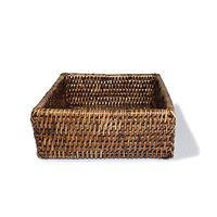 Saffron Trading Company Lunch Napkin Box - Antique Brown