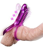 New Viberation Silicone Rings for Men Color Purpele-01