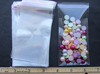 500pc Self Adhesive Resealable Clear Plastic Cellophane Poly Bag 2" x 3" (cello-B) US SELLER SHIP FAST