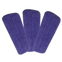 Microfiber Spray Mop Replacement Heads for Wet/Dry Mops Compatible With Bona Floor Care System 3 Pack (purple)
