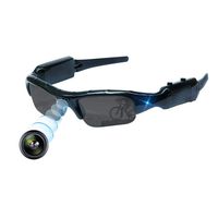 Video Camera Sunglasses Cam Video Recorder Camera Snapshot Outdoor Sports Portable Full HD Mini Wearable Surveillance Camera for Fishing, Cycling, Hiking