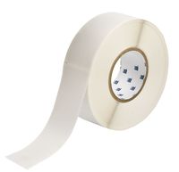 Brady THT-83-427-0.5 2" Width x 7" Height, B-427 Self-Laminating Vinyl, Matte Finish White/Translucent Thermal Transfer Printable Label (500 per Roll)