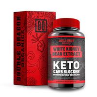 White Kidney Bean Extract - 100% Pure Carb Blocker and Fat Absorber - Keto Carb Blocker- Double Dragon Organics (60 Caps / 600MG)